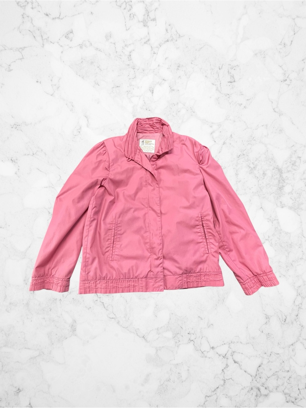 London Fog Pink Weatherwear Jacket Size 8 Reg